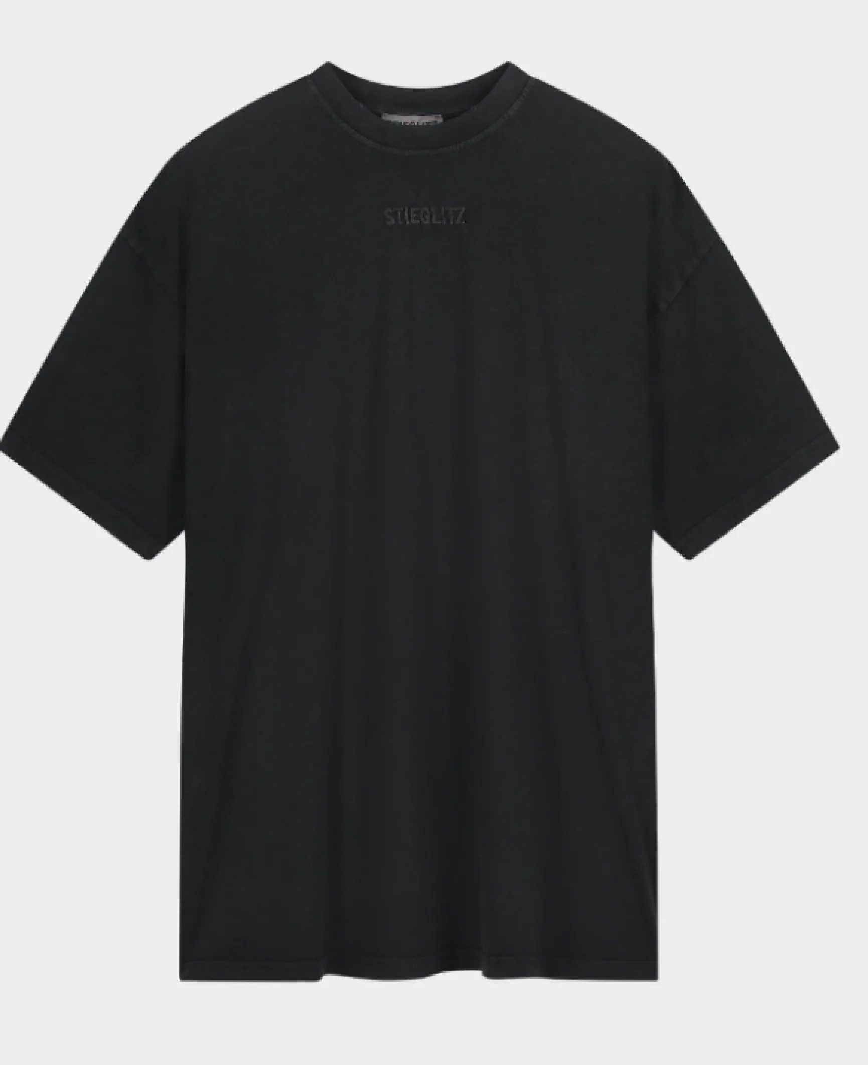 Basic Worn Out T-shirt | Black