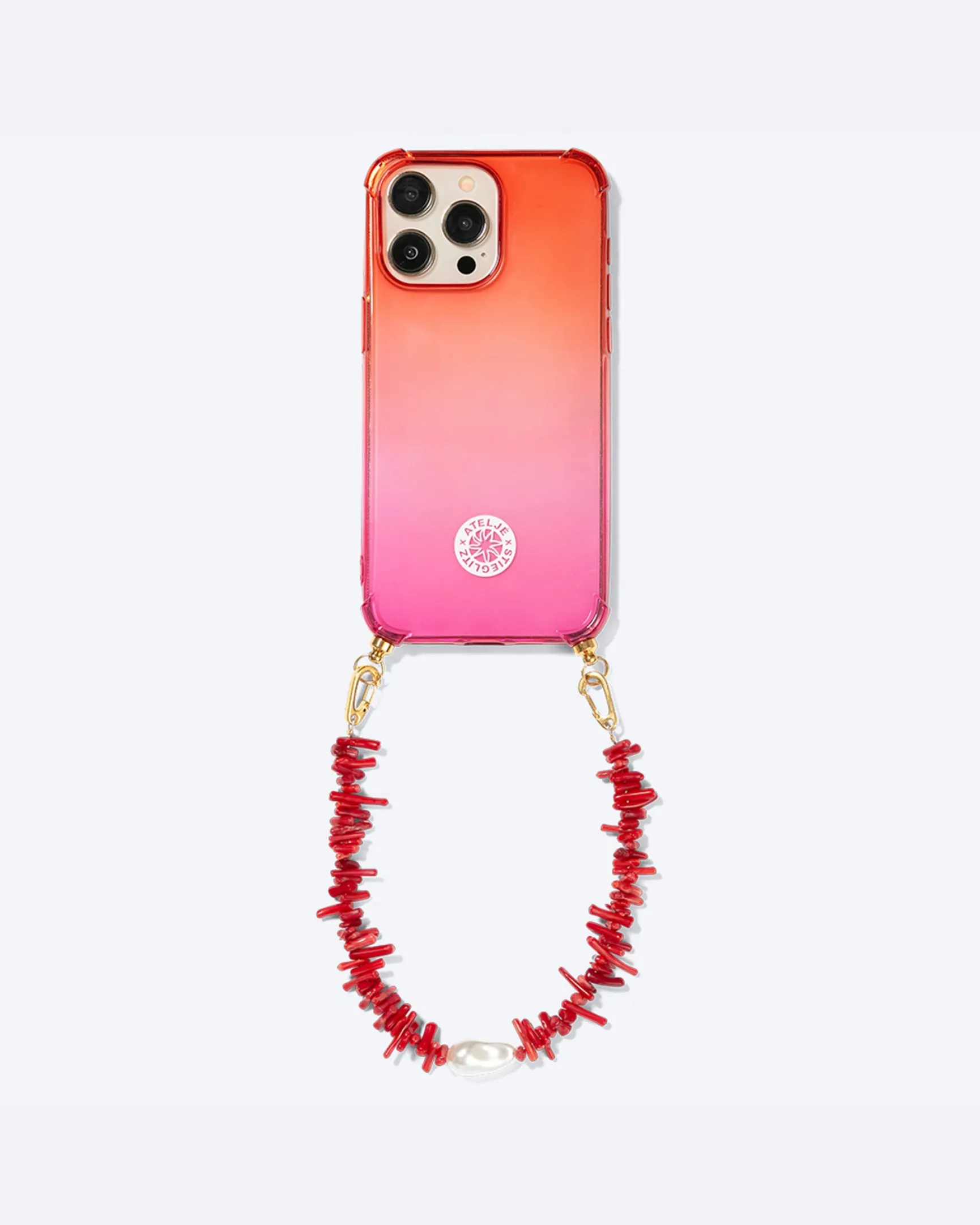 Coral Reef - Short Phone Cord | Red