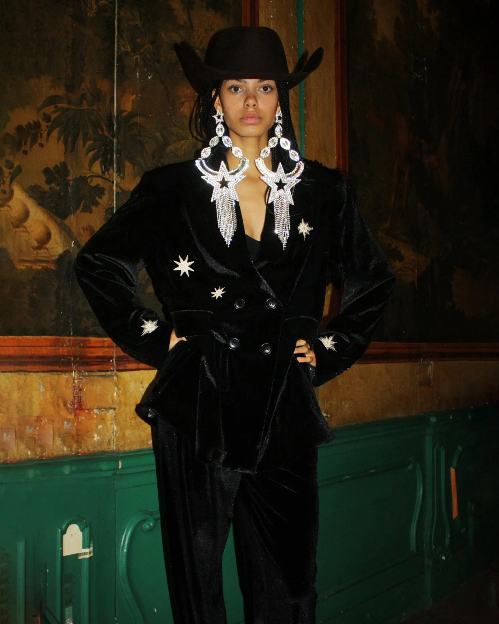 Natalia Velvet Broek | Black